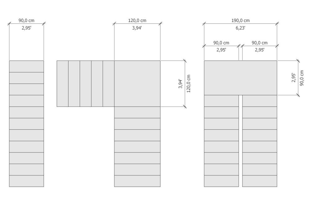 Minimum stair dimensions for furniture access