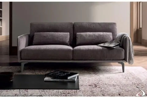 Sofá moderno con reposabrazos estrechos, esencial y elegante Magnum |  TopArredi