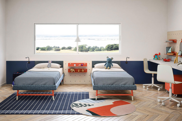 Habitación doble con sommier