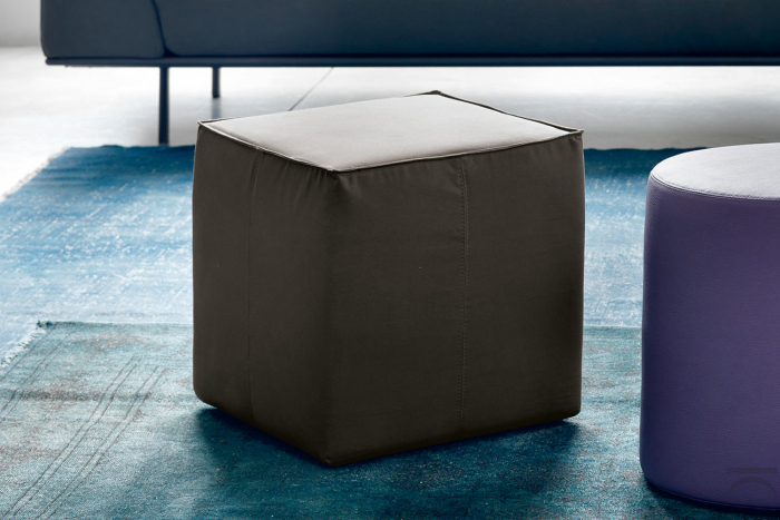 Pouf quadrato Uchi elegante di bontempi