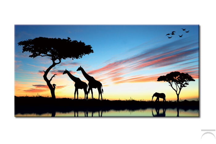 Quadro con stampa digitale, la Savana Quadro con stampa digitale, la Savana
