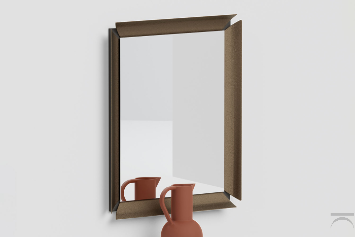 Specchio a parete di design da ingresso Glam