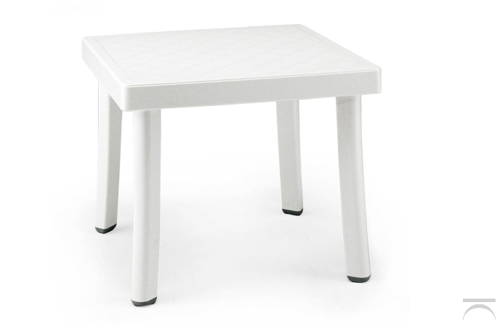 Tavolo quadrato di colore bianco modello RODI