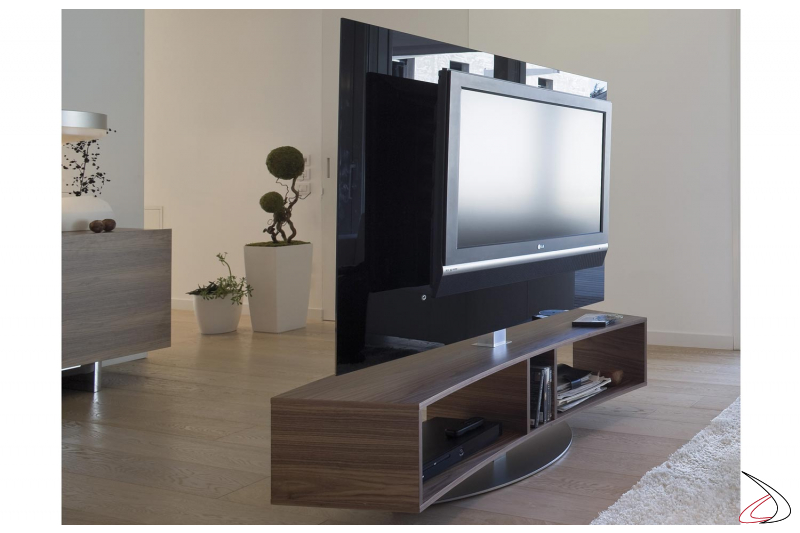 Porta tv di design da soggiorno in legno