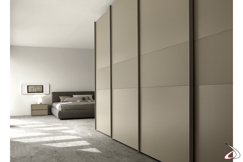 Wardrobe with sliding doors for the bedroom