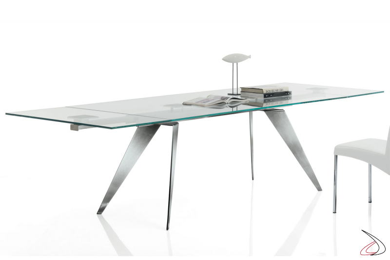 Tavolo design da soggiorno allungabile