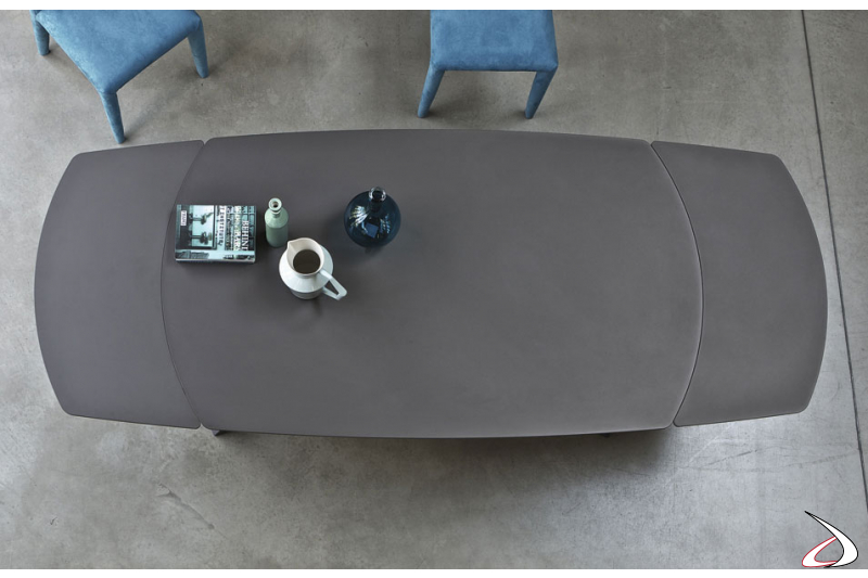 Tavolo design allungabile in legno da soggiorno