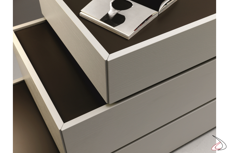 wood top  for modular drawers
