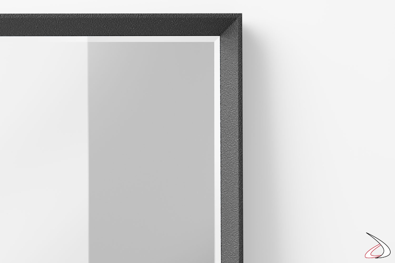 Specchio Riflesso da ingresso con cornice ardesia
