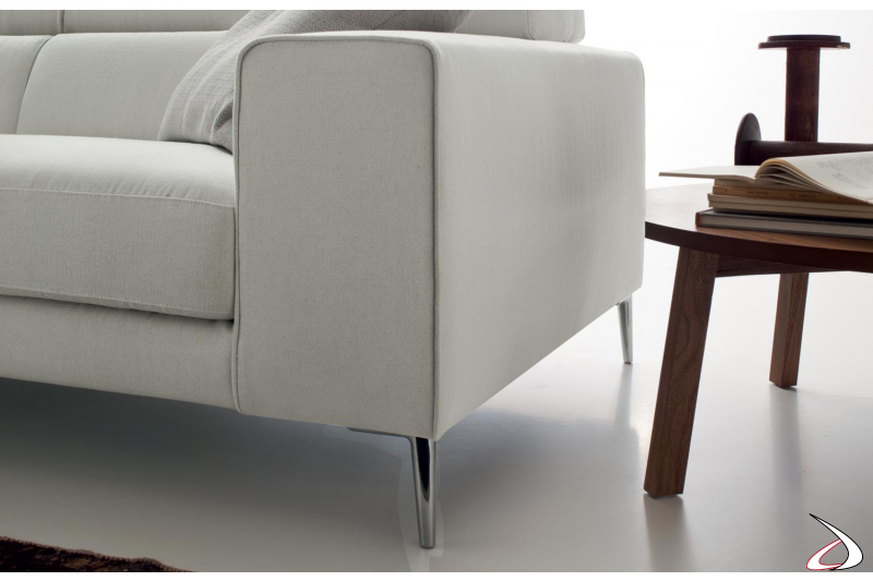 Modern sofa with removable cover in stain resistant