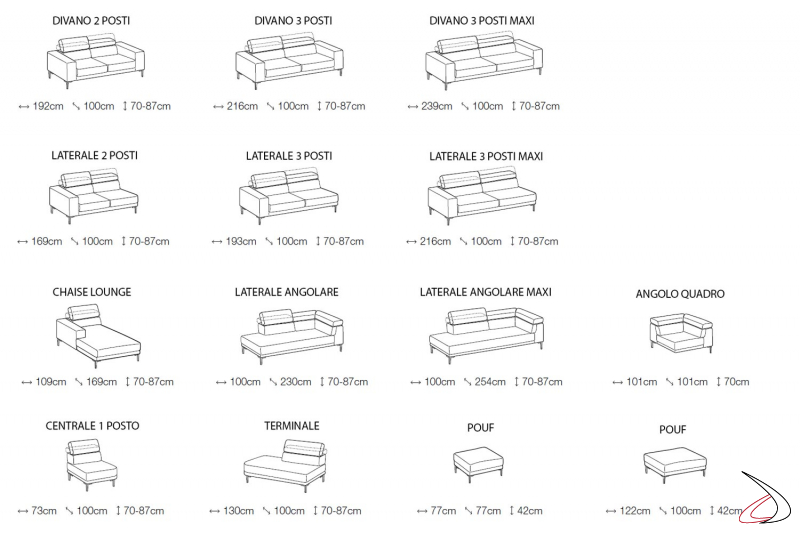Design sofa details