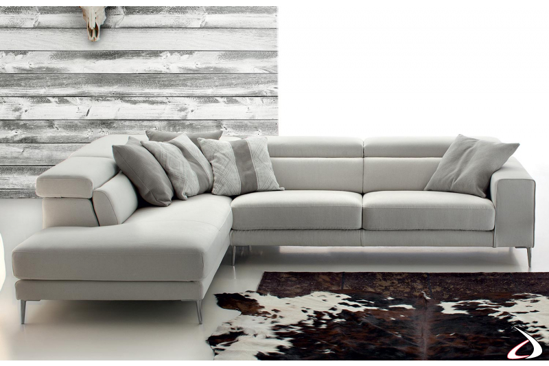 Modular angular sofa
