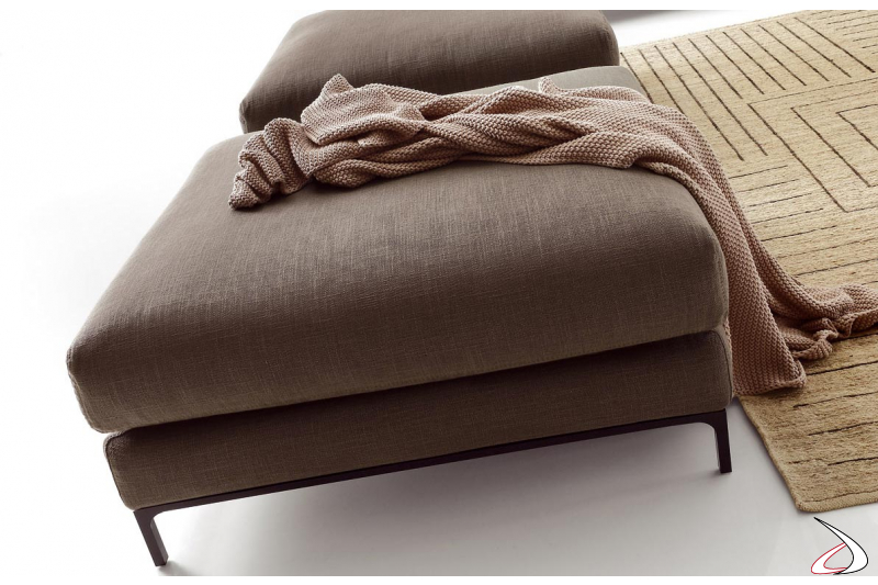 Square Pouf with removable cover