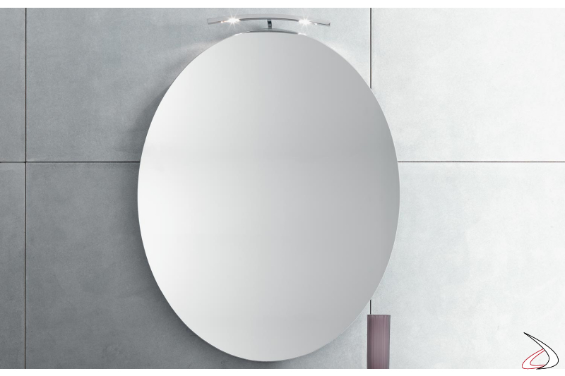 Specchio moderno ovale da bagno