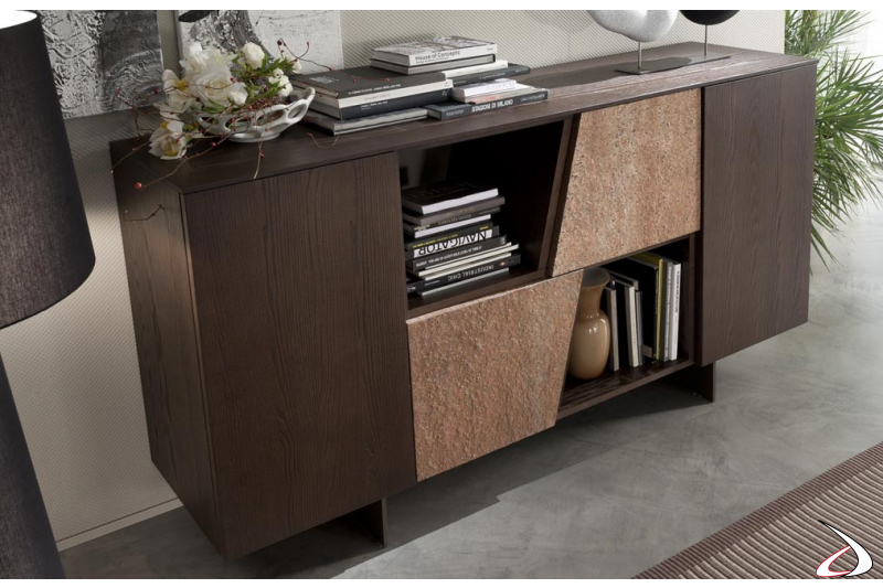 Design sideboard for the living room with feet