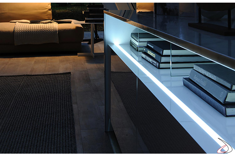 LED lighting sideboard