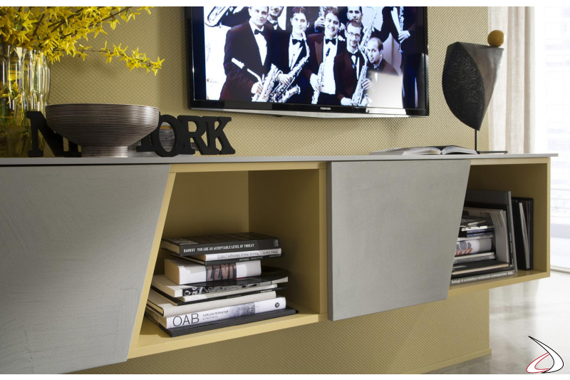 fully equipped modern wall units