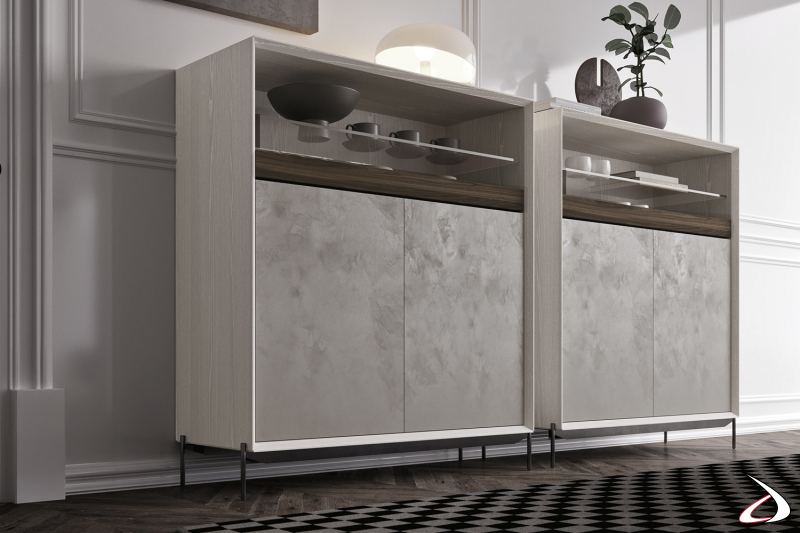 Benedet high design kitchen sideboard with pull-out tray | TopArredi