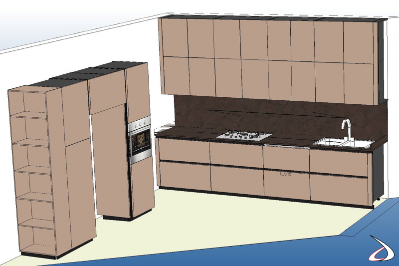 Render design kitchen project