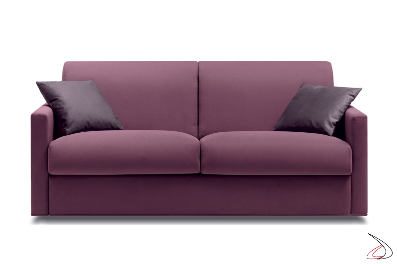 Sofa bed with small armrests