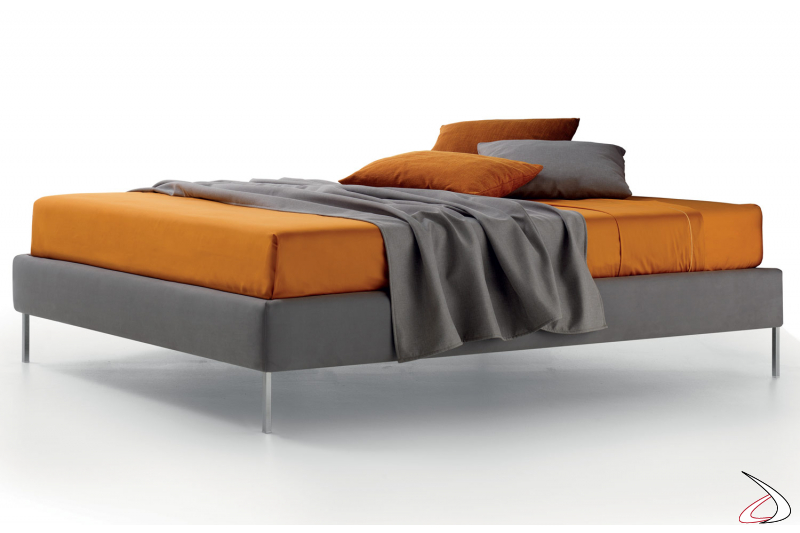 Sommier double upholstered bed
