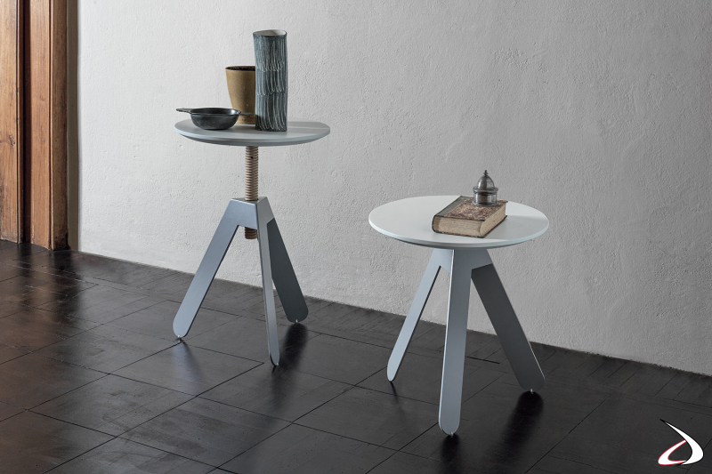 Tavolini di design regolabile in altezza Basalto