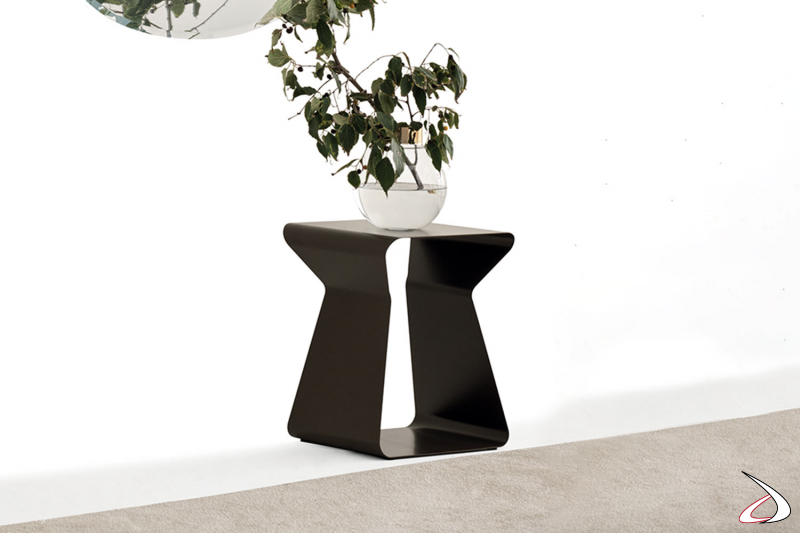 Tavolino design da soggiorno a forma di clessidra Kito