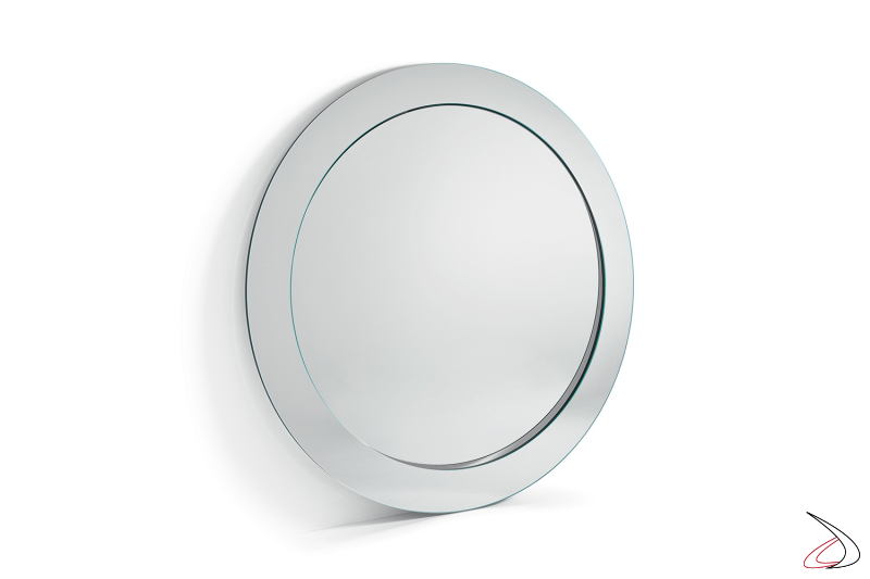 Specchio grande rotondo d'arredo di design