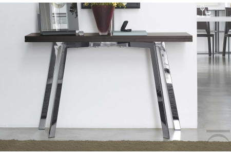 Tavolo consolle allungabile moderna in legno da soggiorno