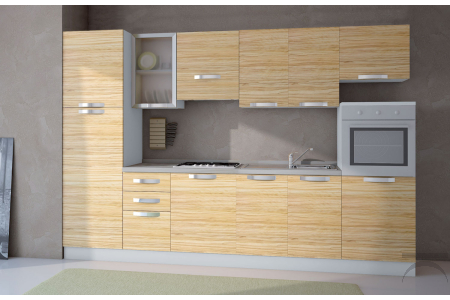 Cucina moderna bloccata in laminato