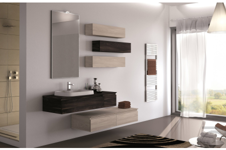 Suspended Bathroom in Laminate