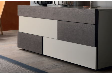 Comò moderno in legno per camera da letto