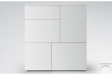 Credenza moderna sospesa in legno