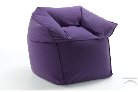 Pouf poltrona sacco colorata da soggiorno
