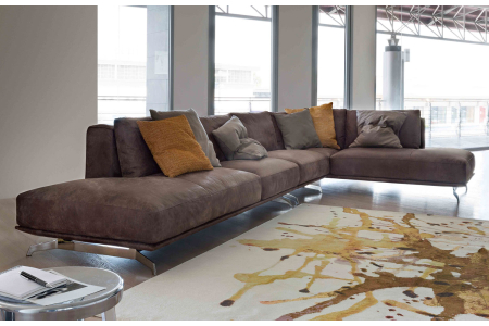 Divano design componibile ad angolo da salotto
