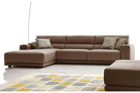 Divano design componibile con chaise lounge
