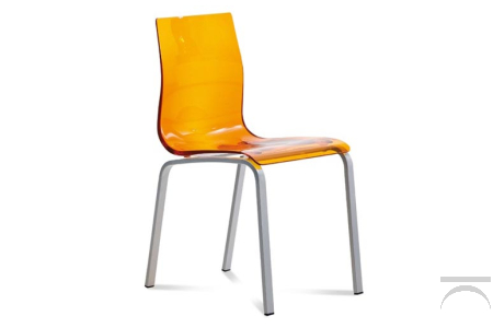 Sedia design colorata per tavolo cucina