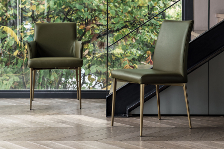 Sedie moderne imbottite Mila