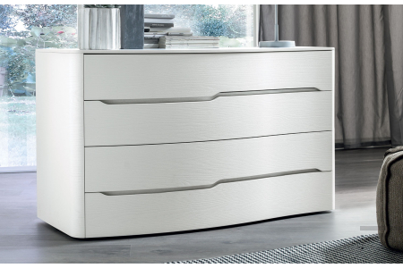 Comò di design a 4 cassetto in vero legno