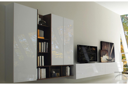 Wooden living room