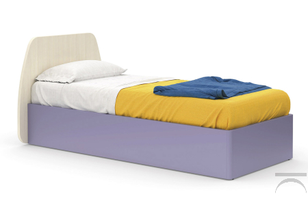 los niños de madera de contenedores cama individual