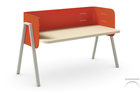 Designer desk for children with reactive surface
