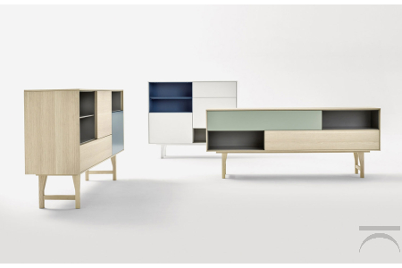 Madie di design alte e basse con piedini per arredo soggiorno