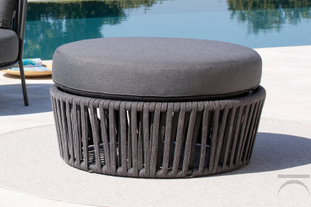 Pouf   Daisy Rope con cuscino