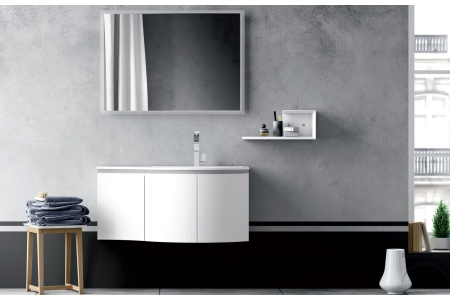Mobile bagno di design curvo