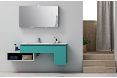 Mobile bagno sospeso di design