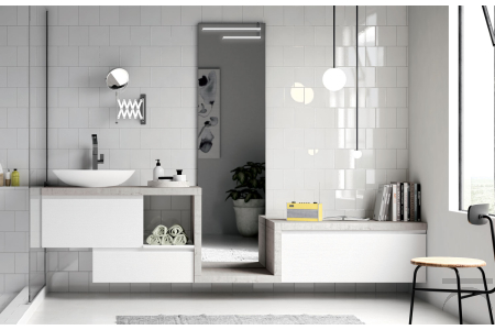 Arredo bagno di design sospeso