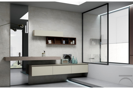 Arredo bagno moderno sospeso