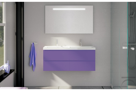Mobile bagno con doppia vasca