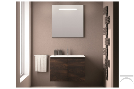 Bagno moderno con base con ante